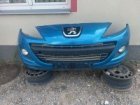 510. PŘEDNÍ NÁRAZNÍK PEUGEOT 207 OD-06 DO-12 MODRÝ