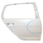 dveře zadní pravé - holé VW Golf VII 5G0 (lift) HB  5G4833056AC  5G4833056AD - poškozené