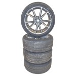AUDI A7 4G8 lift sada kol s pneu 255/40 R19 9Jx19H2 ET32  4H0601025CE - lehce pošk. disk