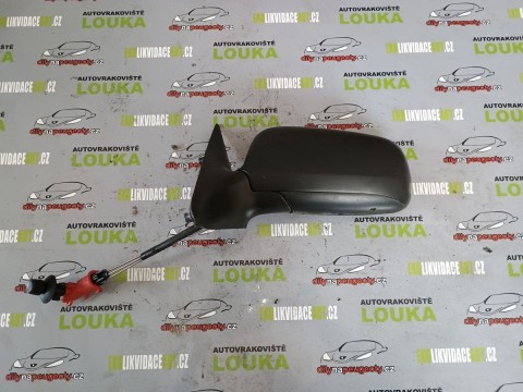 LEVÉ MANUÁLNÍ ZRCÁTKO, ŠKODA OCTAVIA l ČERNÉ OD-96