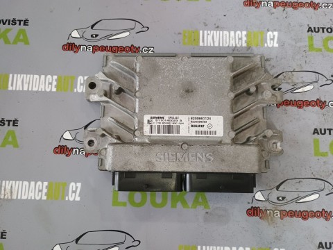 JEDNOTKA MOTORU SIEMENS, DACIA LOGAN K7M F7 1,6MPi 64KW, 8200661124, S110140023A