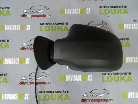 LEVÉ ELEKTRICKÉ ZRCÁTKO, DACIA LOGAN ČERNÉ OD-04 DO-12
