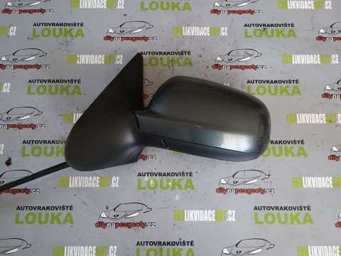 LEVÉ MANUÁLNÍ ZRCÁTKO, VOLKSWAGEN POLO OD-95 DO-09, ŠEDÉ