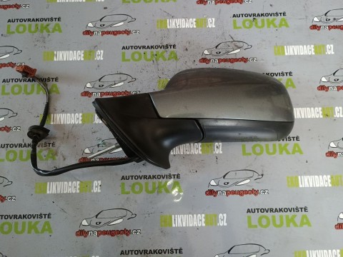 LEVÉ EL. ZRCÁTKO, PEUGEOT 407, OD-04, ŠEDOMODRÉ