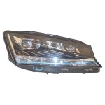 světlomet přední pravý - holý LED ŠKODA Fabia III 6V0 lift  6V1941016F - poškozený