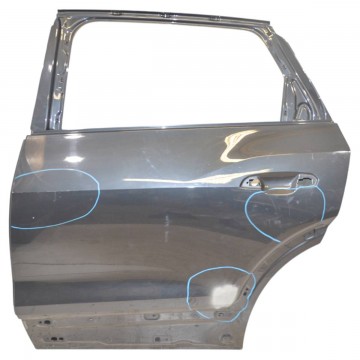dveře zadní levé - holé AUDI E-tron 4KE - poškozené, opravované