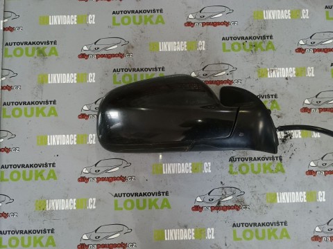 PRAVÉ EL. SKLOPNÉ ZRCÁTKO, PEUGEOT 307, ČERNÉ