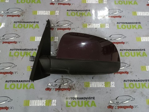LEVÉ EL. ZRCÁTKO, OPEL MERIVA, FIALOVÉ, OD-03