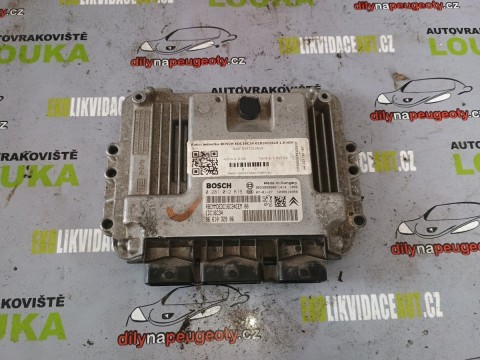 JEDNOTKA MOTORU BOSCH CITROEN BERLINGO ll, 9HX 1,6HDI 66KW, 9661032980, 0281012619