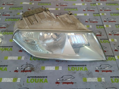 PŘEDNÍ SVĚTLO PRAVÉ, ŠKODA OCTAVIA ll OD-04 DO-08