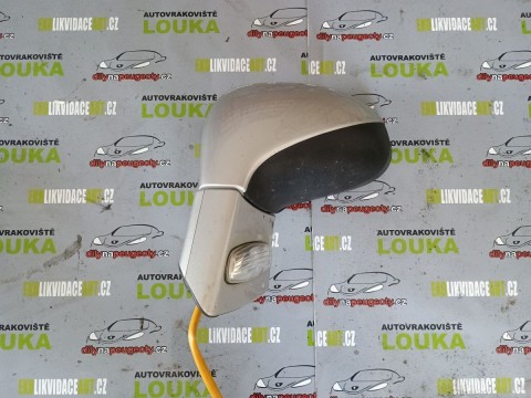 LEVÉ EL. ZRCÁTKO, PEUGEOT 308, STŘÍBRNÉ