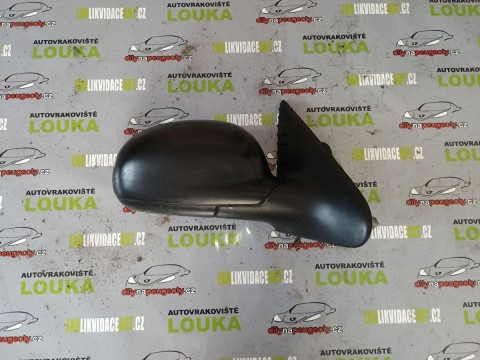 PRAVÉ MAN. ZRCÁTKO, PEUGEOT 406, DO-99, ČERNÉ