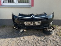 523. PŘEDNÍ NÁRAZNÍK CITROEN C4 GRAND PICASSO, OD-06 DO-13, ČERNÝ - EXYB 