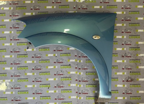 PŘEDNÍ BLATNÍK, CITROEN C3, MODRÝ - KMYD, LEVÝ