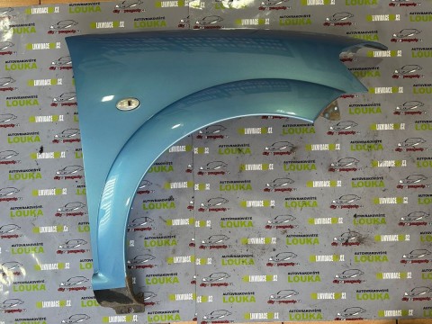 PŘEDNÍ BLATNÍK, CITROEN C3, MODRÝ - KMYD, PRAVÝ