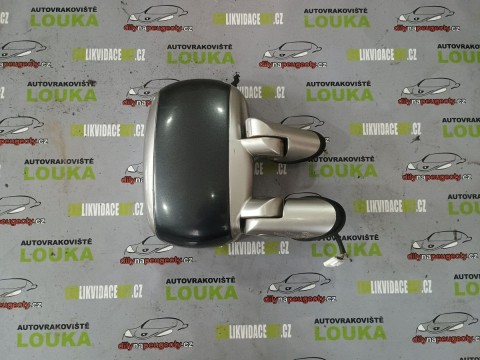 PRAVÉ ELEKTRICKÉ ZRCÁTKO, FIAT DOBLO STŘÍBROŠEDÉ OD-05 DO-10