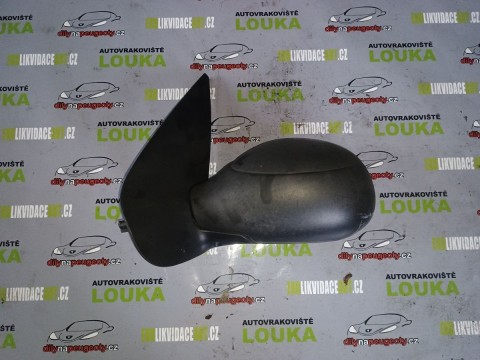 LEVÉ MAN. ZRCÁTKO, PEUGEOT 206, ČERNÉ