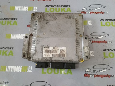 JEDNOTKA MOTORU BOSCH 0281011188, PEUGEOT 206, RHY 2,0HDI, 66KW