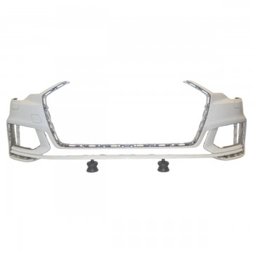 nárazník přední - PDC PA, ostřik AUDI A6 4K0 S-line  4K0807437D  4K0807065C - lehce poškr.