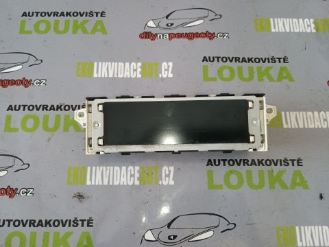 DISPLAY RÁDIA PEUGEOT PARTNER lll, CITROEN BERLINGO lll, 9676655380-01