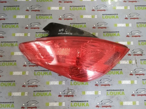 ZADNÍ SVĚTLO LEVÉ, PEUGEOT 308 HATCHBACK OD-07 DO-16