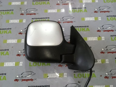 PRAVÉ ELEKTRICKÉ ZRCÁTKO, CITROEN BERLINGO, OD-96, STŘÍBRNÉ
