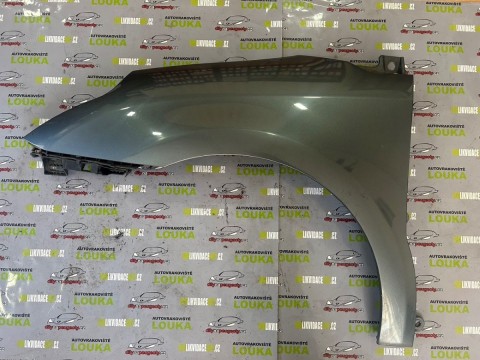 PŘEDNÍ BLATNÍK, CITROEN C4, ŠEDÝ - EZW, LEVÝ 