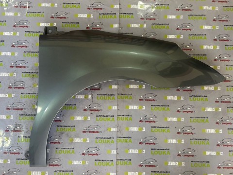 PŘEDNÍ BLATNÍK, CITROEN C4, ŠEDÝ - EZW, PRAVÝ