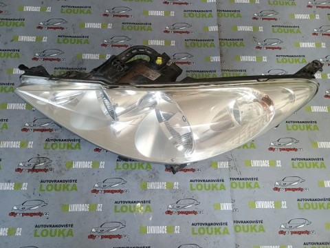 PŘEDNÍ SVĚTLO LEVÉ 9649986280, PEUGEOT 207, OD-06