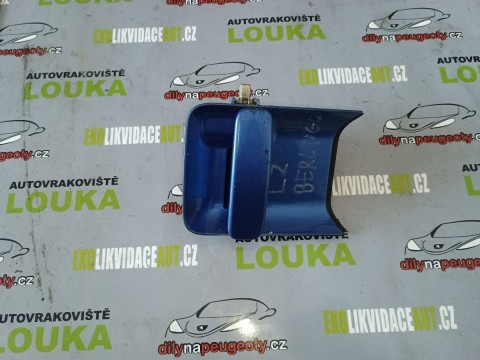 VNĚJŠÍ KLIKA CITROEN BERLINGO LEVÁ ZADNÍ MODRÁ