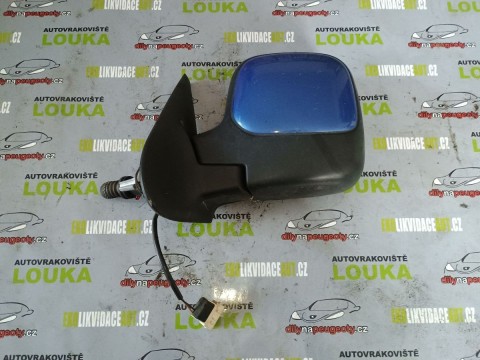 LEVÉ MANUÁLNÍ ZRCÁTKO, CITROEN BERLINGO, OD-96, MODRÉ