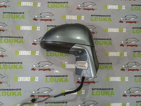 PRAVÉ EL. SKLOPNÉ ZRCÁTKO, CITROEN C4, OD-04, ŠEDOMODRÉ