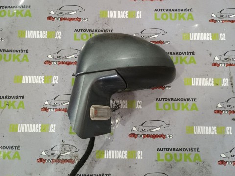 LEVÉ EL. SKLOPNÉ ZRCÁTKO, CITROEN C4, OD-04, ŠEDOMODRÉ