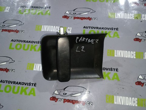 VNĚJŠÍ KLIKA PEUGEOT PARTNER LEVÁ ZADNÍ ČERNÁ