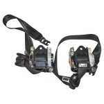 bezpečnostní pás přední levý + pravý ŠKODA Octavia III 5E0 - poškozená pásovina