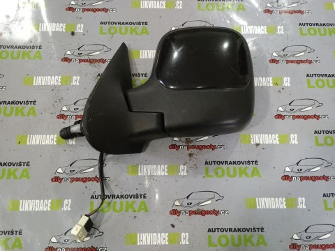 LEVÉ MANUÁLNÍ ZRCÁTKO, CITROEN BERLINGO, OD-96, ČERNÉ