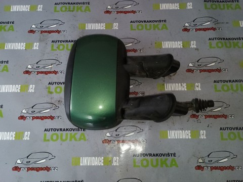 PRAVÉ MANUÁLNÍ ZRCÁTKO, FIAT DOBLO ZELENÉ OD-01 DO-10