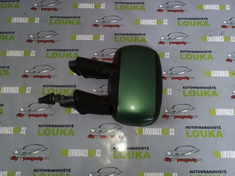 LEVÉ MANUÁLNÍ ZRCÁTKO, FIAT DOBLO ZELENÉ OD-01 DO-10