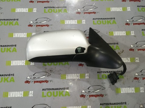 PRAVÉ EL. ZRCÁTKO, ŠKODA OCTAVIA l STŘÍBRNÉ OD-96