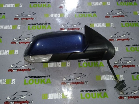 PRAVÉ EL. ZRCÁTKO, ŠKODA OCTAVIA ll MODRÉ OD-04