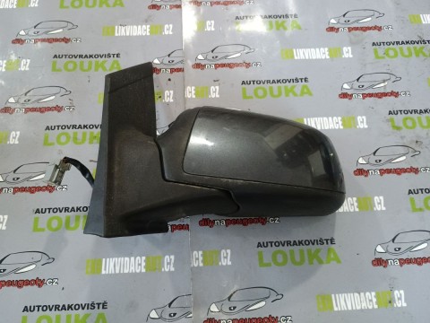 LEVÉ ELEKTRICKÉ ZRCÁTKO, FORD FOCUS ll ŠEDÉ OD-04