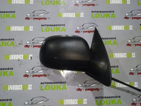 PRAVÉ MAN. ZRCÁTKO, ŠKODA FABIA ČERNÉ OD-99