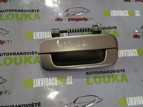 VNĚJŠÍ KLIKA PEUGEOT 406 PRAVÁ ZADNÍ, ŠEDÁ