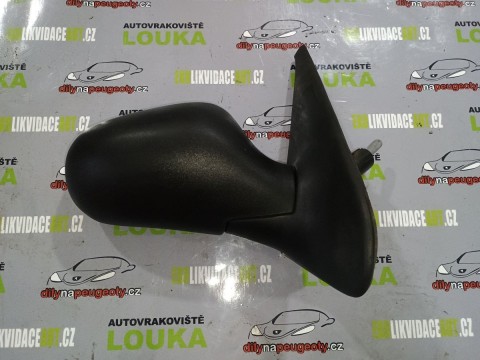 PRAVÉ MAN. ZRCÁTKO, RENAULT CLIO ll, ČERNÉ, OD-98 DO-05