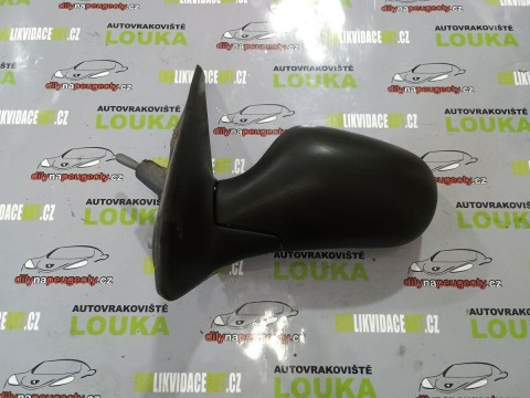 LEVÉ MAN. ZRCÁTKO, RENAULT CLIO ll, ČERNÉ, OD-98 DO-05