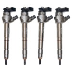 vstřiky vstřikovače - sada 4 ks FORD Tourneo Connect 2KF 2,0 TDi DXR 90 KW  05L130277Q