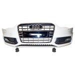 nárazník přední - PDC, ostřik AUDI A5 8T0 lift S-Line  8T0807437AM  8T0807065E - poškr.